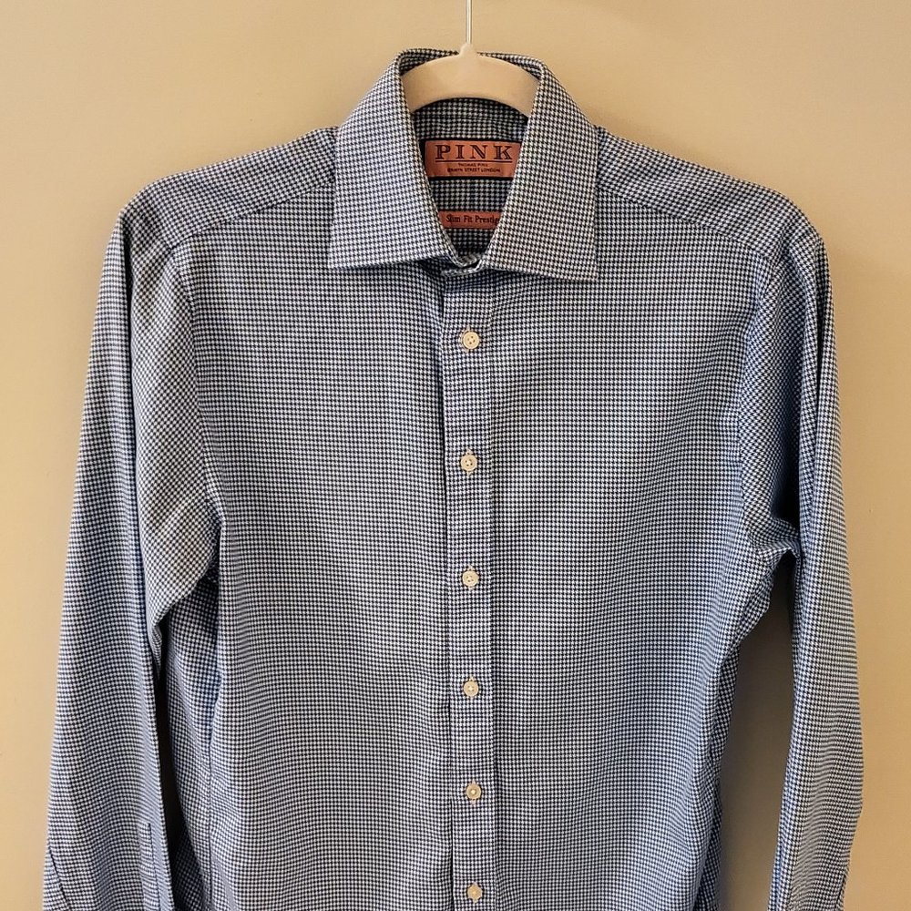 Thomas Pink Slim Fit Prestige Shirt